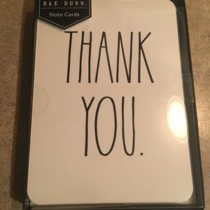 New Rae Dunn Thank You Cards set of 12